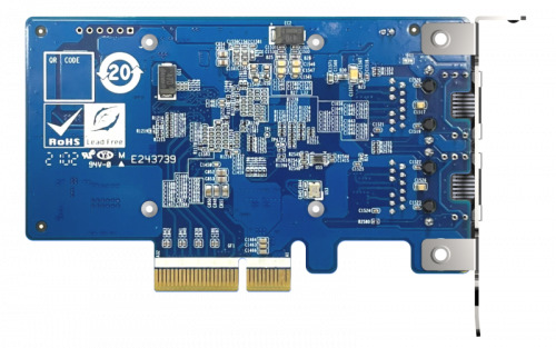QNAP QXG-10G2T-X710 adaptador y tarjeta de red Interno Ethernet 1000 Mbit/s (2)