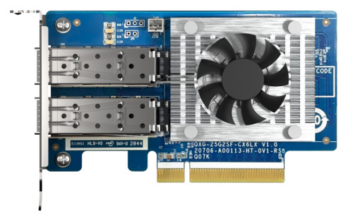 QNAP QXG-25G2SF-CX6 adaptador y tarjeta de red Interno Fibra 25000 Mbit/s (2)