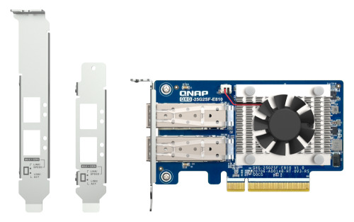 QNAP QXG-25G2SF-E810 adaptador y tarjeta de red Interno Fibra 25000 Mbit/s (2)