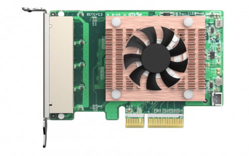 QNAP QXG-2G4T-I225 adaptador y tarjeta de red Interno Ethernet 2500 Mbit/s