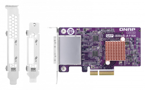 QNAP QXP-800ES-A1164 tarjeta y adaptador de interfaz Interno Mini-SAS (1)