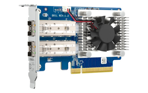 QNAP Tarjeta de expansión de red SFP+ de dos puertos de 10GbE (4)
