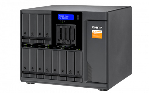 QNAP TL-D1600S caja para disco duro externo Carcasa de disco duro/SSD Negro, Gris 2.5/3.5" (10)