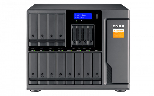 QNAP TL-D1600S caja para disco duro externo Carcasa de disco duro/SSD Negro, Gris 2.5/3.5" (2)