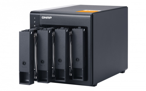 QNAP TL-D400S caja para disco duro externo Carcasa de disco duro/SSD Negro, Gris 2.5/3.5" (3)
