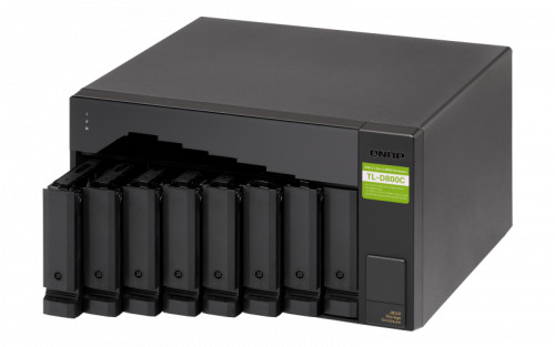 QNAP TL-D800C caja para disco duro externo Carcasa de disco duro/SSD Negro, Gris 2.5/3.5" (7)