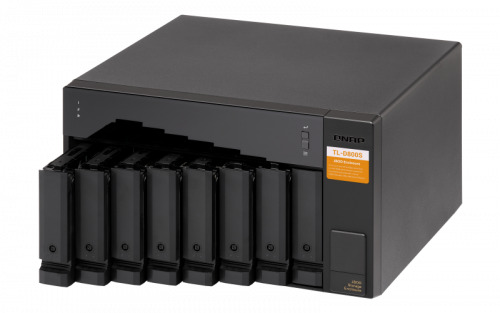 QNAP TL-D800S caja para disco duro externo Carcasa de disco duro/SSD Negro, Gris 2.5/3.5" (3)