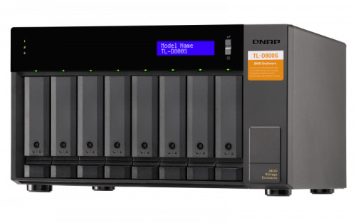 QNAP TL-D800S caja para disco duro externo Carcasa de disco duro/SSD Negro, Gris 2.5/3.5" (7)