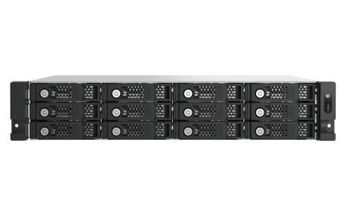 QNAP TL-R1200PES-RP caja para disco duro externo Carcasa de disco duro/SSD Negro, Gris 2.5/3.5" (2)