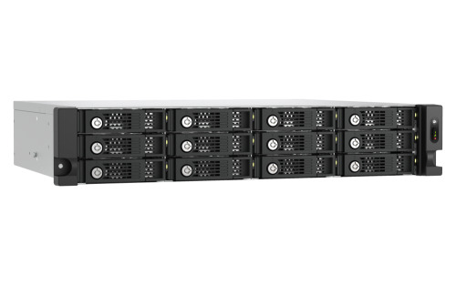 QNAP TL-R1200PES-RP caja para disco duro externo Carcasa de disco duro/SSD Negro, Gris 2.5/3.5" (4)