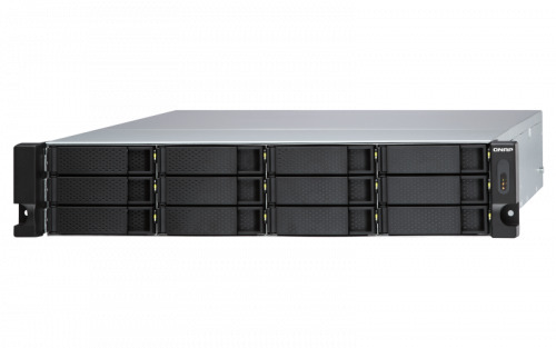 QNAP TL-R1200S-RP caja para disco duro externo Carcasa de disco duro/SSD Negro, Gris 2.5/3.5" (6)