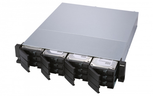 QNAP TL-R1200S-RP caja para disco duro externo Carcasa de disco duro/SSD Negro, Gris 2.5/3.5" (7)