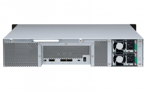 QNAP TL-R1200S-RP caja para disco duro externo Carcasa de disco duro/SSD Negro, Gris 2.5/3.5" (10)