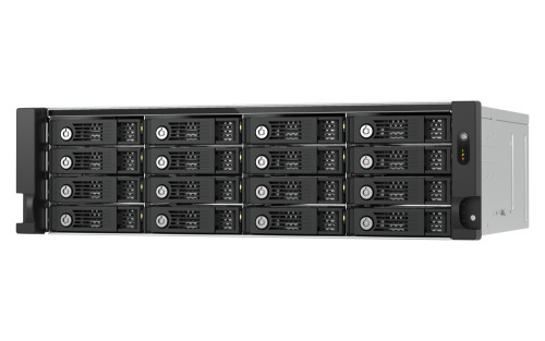QNAP TL-R1600PES-RP caja para disco duro externo Carcasa de disco duro/SSD Negro, Gris 2.5/3.5"