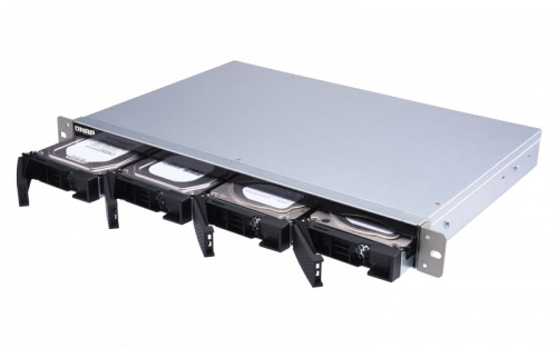 QNAP TL-R400S caja para disco duro externo Carcasa de disco duro/SSD Negro, Gris 2.5/3.5" (4)