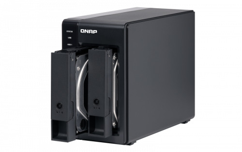 QNAP TR-002 unidad de disco multiple Negro (6)