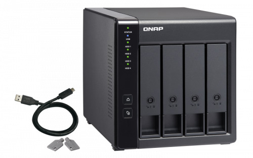 QNAP TR-004 unidad de disco multiple Negro (7)