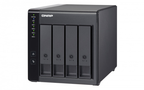 QNAP TR-004 unidad de disco multiple Negro (10)