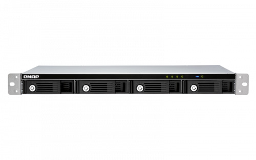 QNAP TR-004U unidad de disco multiple Negro, Gris (1)
