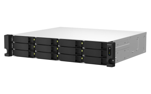 QNAP TS-1264U-RP NAS Bastidor (2U) Ethernet Aluminio, Negro (5)