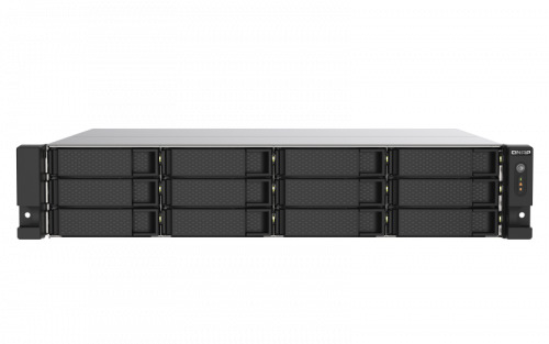 QNAP TS-1273AU-RP-8G servidor de almacenamiento NAS Bastidor (2U) Ethernet Negro, Gris V1500B