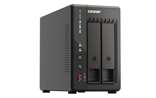 QNAP TS-253E NAS Torre Ethernet Negro J6412 (4)
