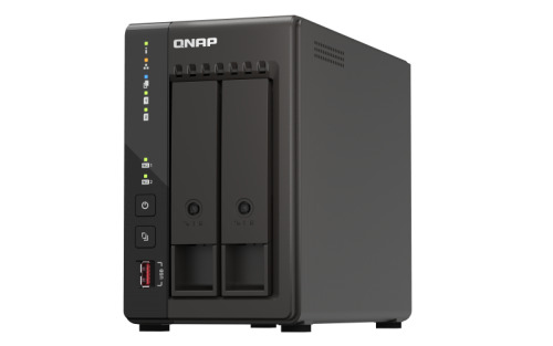 QNAP TS-253E NAS Torre Ethernet Negro J6412