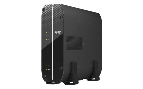 QNAP TS-410E NAS Torre Ethernet Negro J6412 (1)