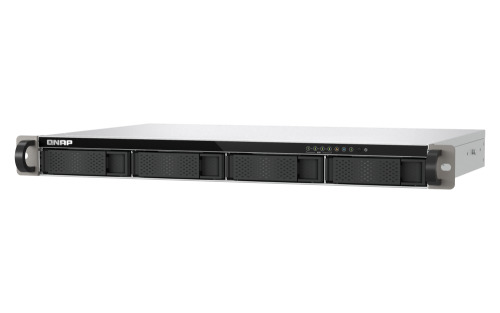 QNAP TS-433eU NAS Bastidor (1U) Cortex-A Cortex-A55 4 GB 0 TB QNAP Turbo System Negro (10)