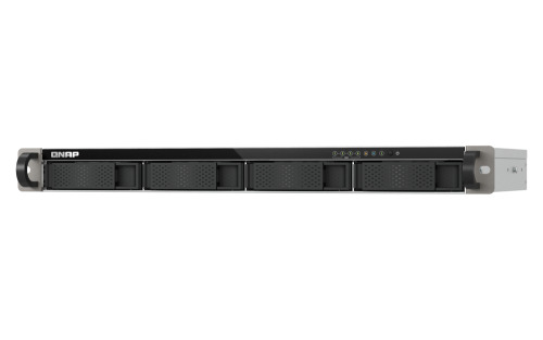 QNAP TS-433eU NAS Bastidor (1U) Cortex-A Cortex-A55 4 GB 0 TB QNAP Turbo System Negro