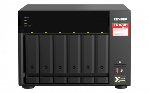 QNAP TS-673A-8G servidor de almacenamiento NAS Torre Ethernet Negro V1500B