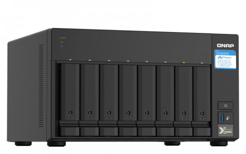 QNAP TS-832PX NAS Torre Ethernet Aluminio, Negro AL324 (2)