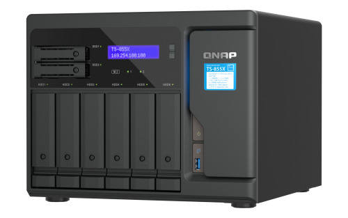 QNAP TS-855X SAN Torre Ethernet Negro C5125 (3)