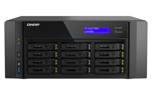 QNAP TS-H1277AFX-R7-32G servidor de almacenamiento NAS Torre AMD Ryzen™ 7 32 GB DDR5 0 TB QuTS hero Negro (2)