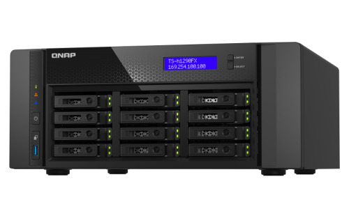QNAP TS-h1290FX NAS Torre Ethernet Negro 7302P