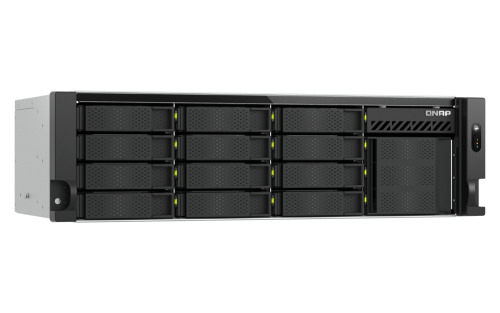 QNAP TS-H1655XEU-RP Servidor de almacenamiento Bastidor (3U) Intel Atom® C5125 8 GB DDR4 0 TB QuTS hero Negro, Gris (3)