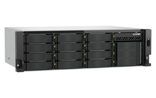 QNAP TS-H1655XEU-RP Servidor de almacenamiento Bastidor (3U) Intel Atom® C5125 8 GB DDR4 0 TB QuTS hero Negro, Gris (5)