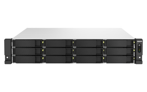 QNAP TS-h1887XU-RP NAS Bastidor (2U) Ethernet Negro, Blanco E-2334