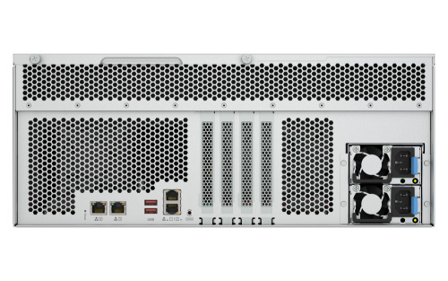 QNAP TS-h2477AXU-RP Servidor de almacenamiento Bastidor (4U) AMD Ryzen™ 7 7745 32 GB DDR5 0 TB QNAP QTS Negro, Gris (9)