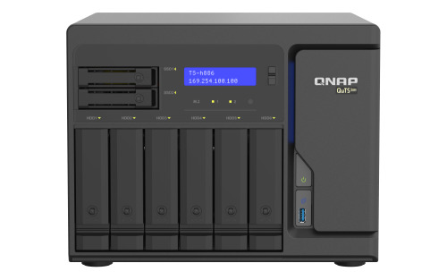 QNAP TS-h886 NAS Torre Ethernet Negro D-1602 (2)