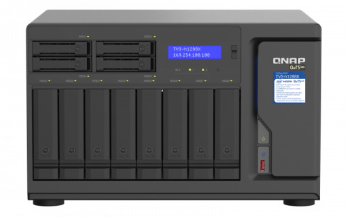 QNAP TVS-h1288X NAS Torre Ethernet Negro