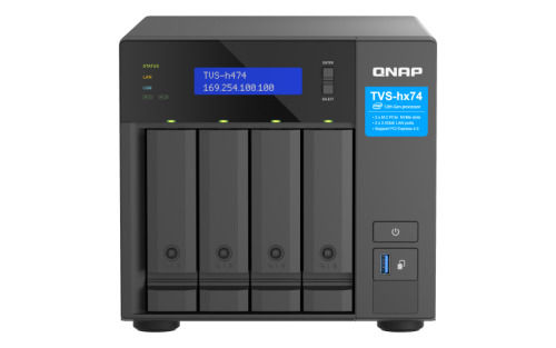 QNAP TVS-H474 NAS Torre Ethernet Negro G7400
