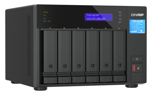 QNAP TVS-H674T-I5-32G servidor de almacenamiento NAS Torre Ethernet Negro i5-12400 (3)
