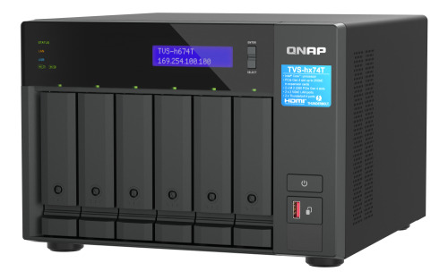 QNAP TVS-H674T-I5-32G servidor de almacenamiento NAS Torre Ethernet Negro i5-12400 (5)