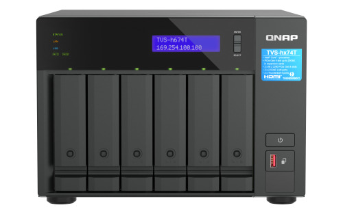 QNAP TVS-H674T-I5-32G servidor de almacenamiento NAS Torre Ethernet Negro i5-12400 (2)
