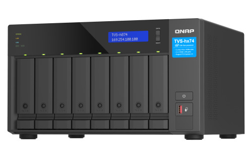 QNAP TVS-h874X NAS Torre Ethernet Negro