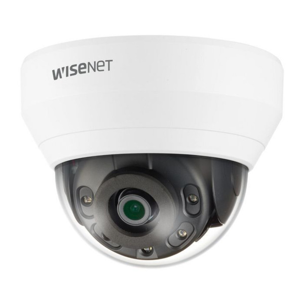 QND-7012R Cámara mini-domo IP 4Mpx, óptica fija 2.8mm, IR 20 m con ICR, WDR, H.265, SD, micrófono, interior, 12Vdc/PoE.