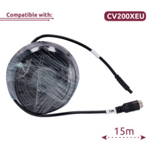 QUECLINK QL-CAM-EXT-CABLE-A2B-15M Cable extensor para cámara A2B-15M - Longitud 15M - Compatible con CV200XEU