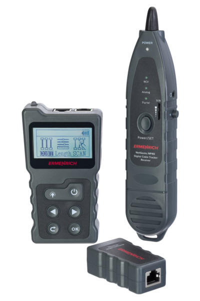 Rastreador digital de cables Ermenrich NetGeeks NP40