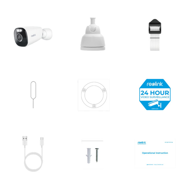 REOLINK RL-ARGUS-B340 Reolink Camara WiFi a Batería - 5MP (2880 x 1616) - IR 10 m / Night Color - PIR Humanos / Vehículos / Masc (9)